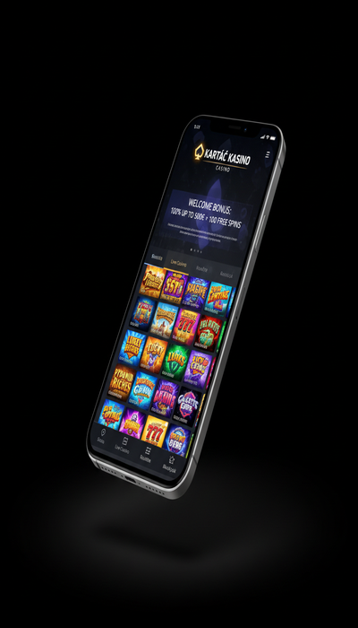 Kartáč Kasino Kasino na smartphonu